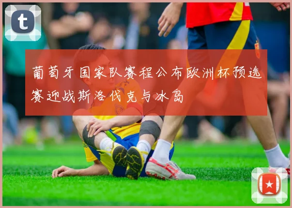 葡萄牙国家队赛程公布欧洲杯预选赛迎战斯洛伐克与冰岛